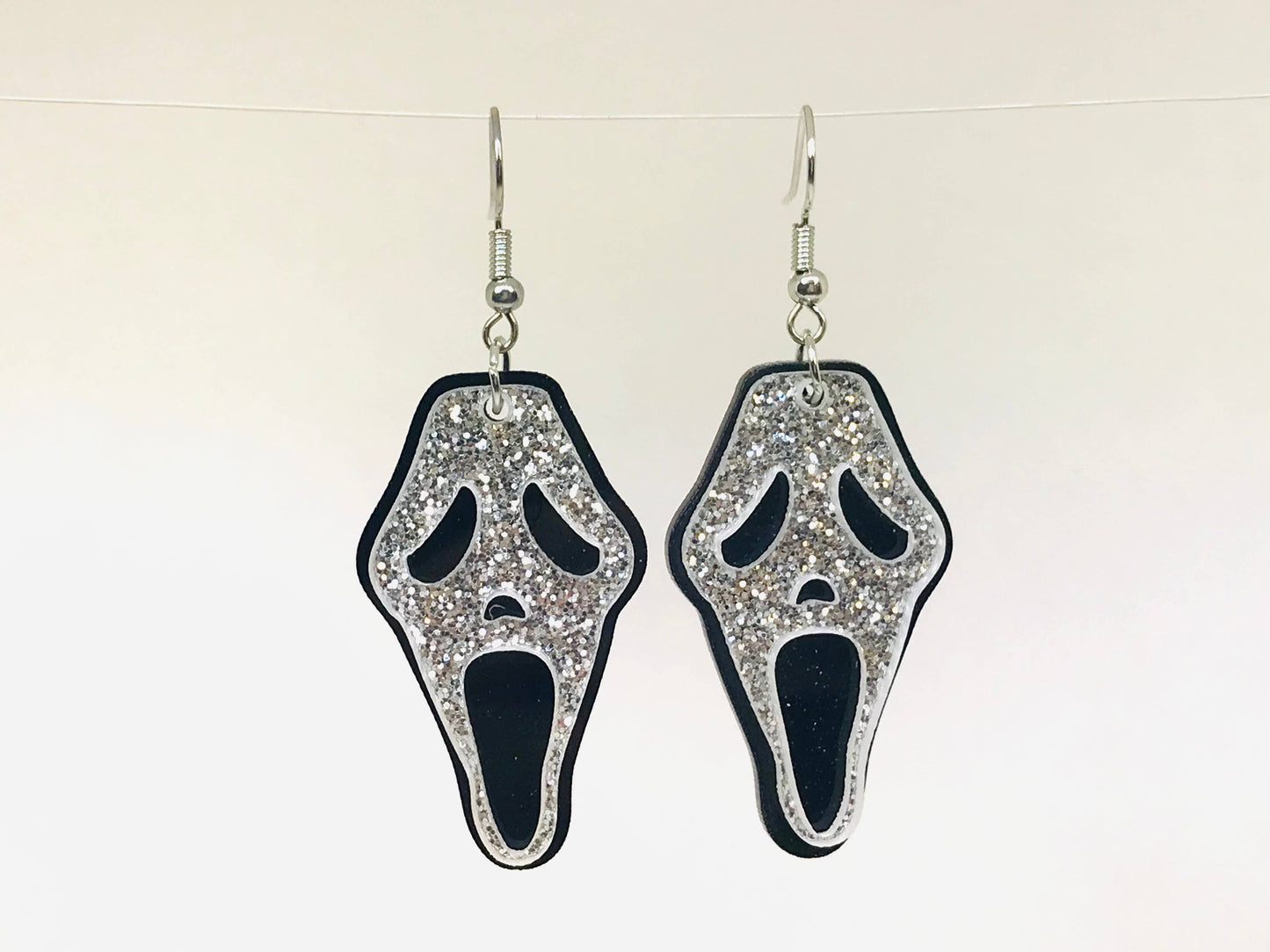 Screaming Ghost Earrings, Halloween Horror Gift