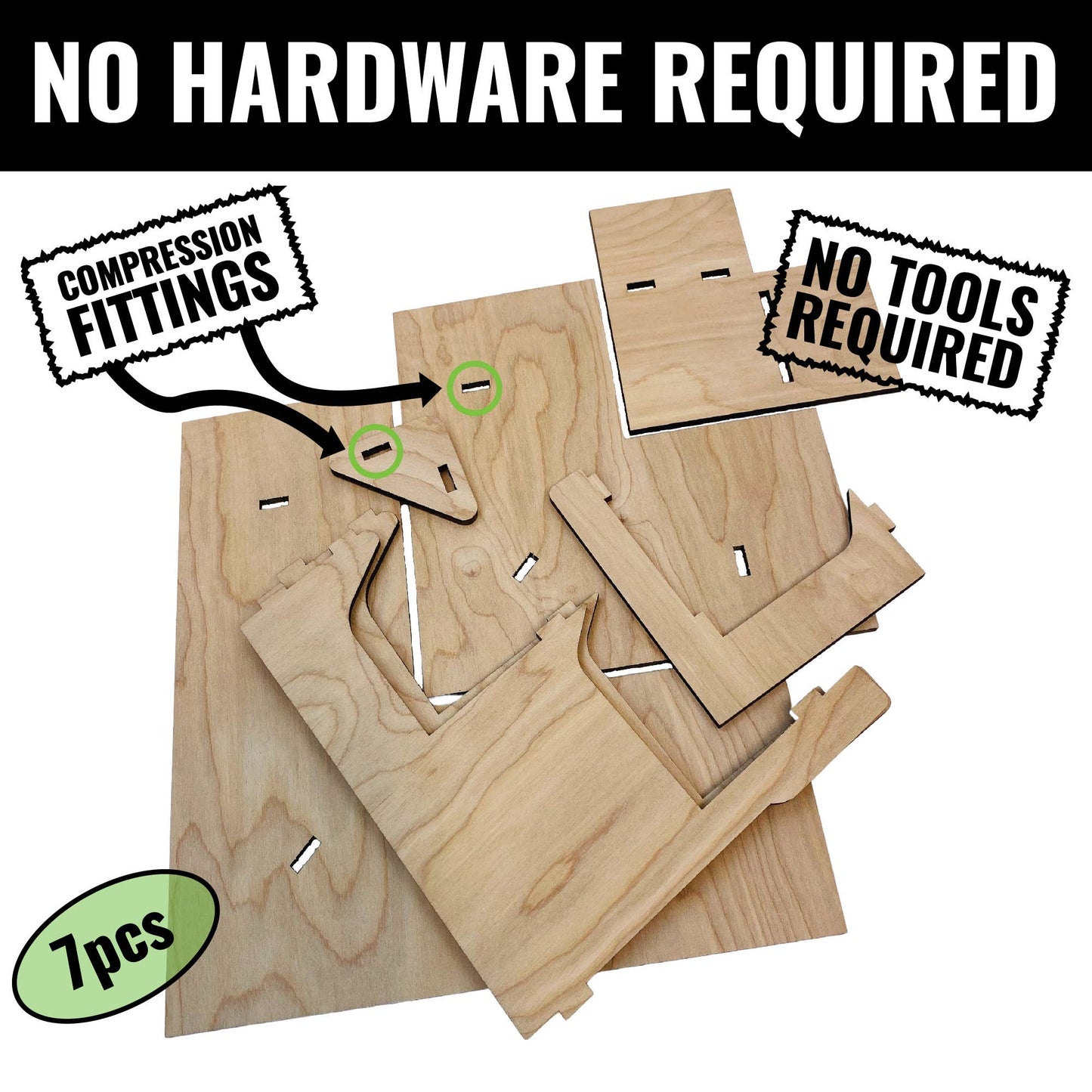 3-Tier Retail Table Display Corner Stand with Shelves: Ebony