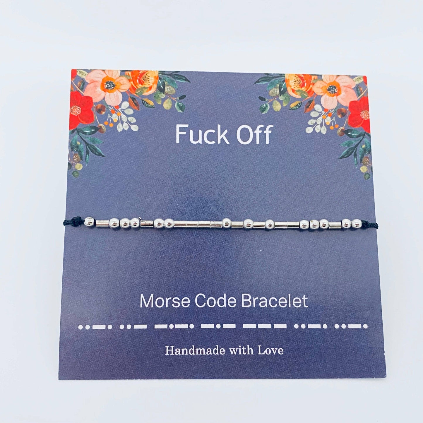 Fuck Off Morse Code Bracelets