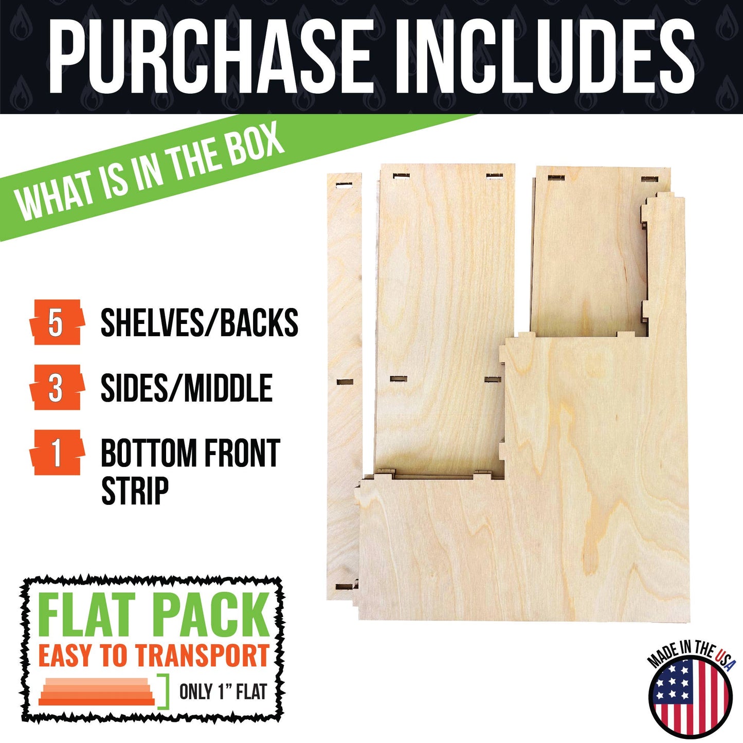 3-Tier Straight Wooden Portable Display Stand: Ebony