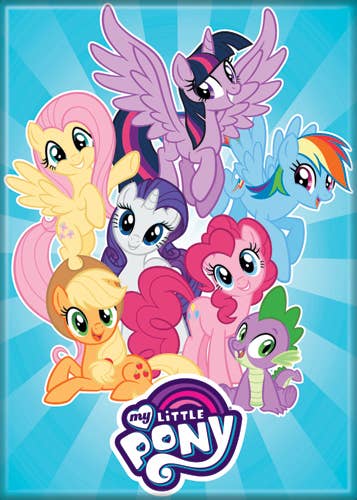 My Little Pony Group Magnet 2.5" x 3.5"