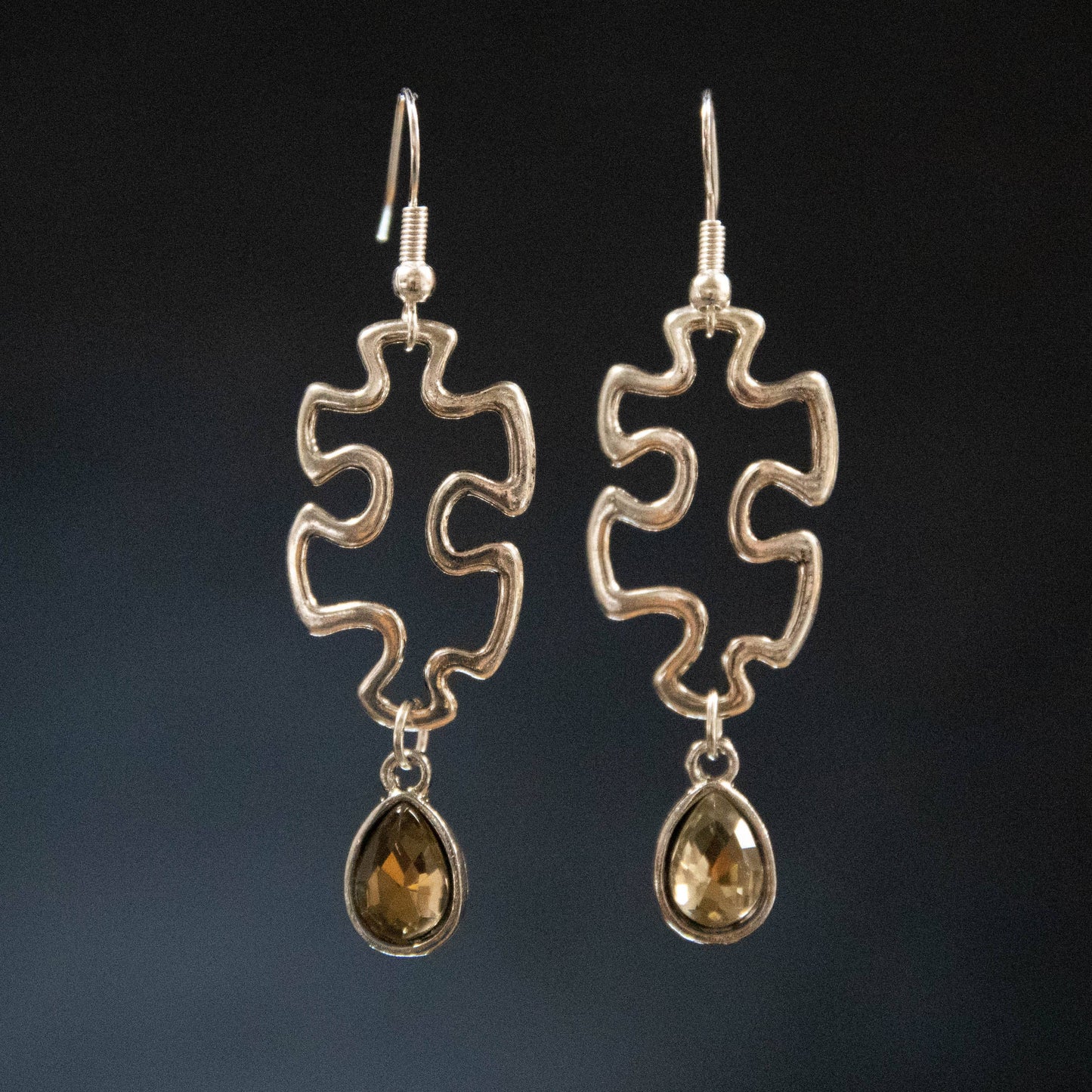 Puzzle Piece Earrings