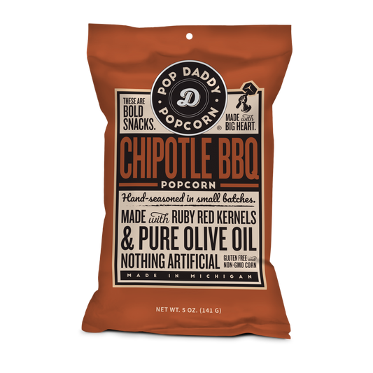 Pop Daddy – Chipotle BBQ Flavored Popcorn 5.0oz
