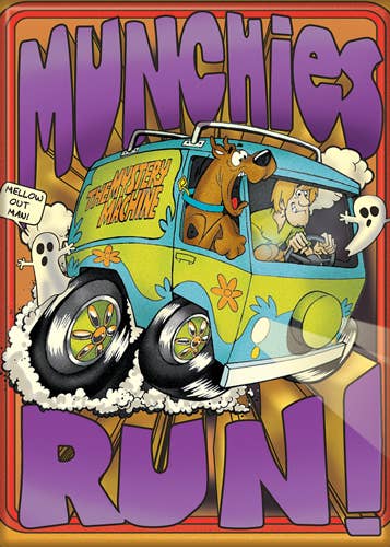 Scooby Doo Munchies Run Magnet 2.5" x 3.5"