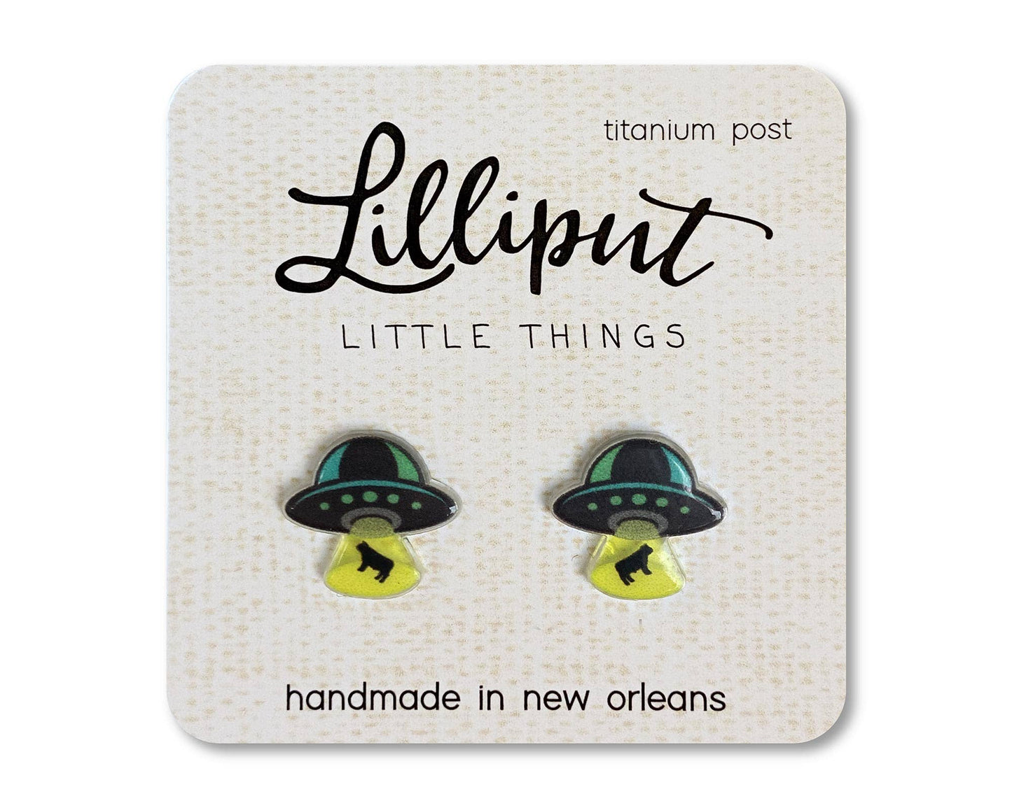 UFO Earrings // Quirky Earrings