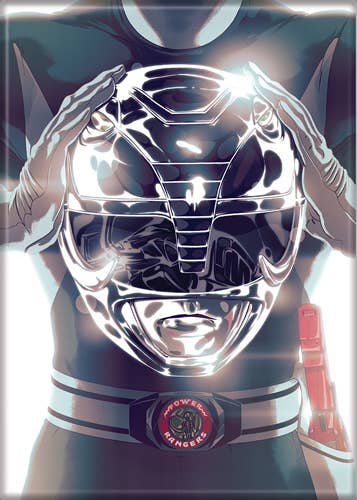 Power Rangers Black Ranger Magnet 2.5" x 3.5"