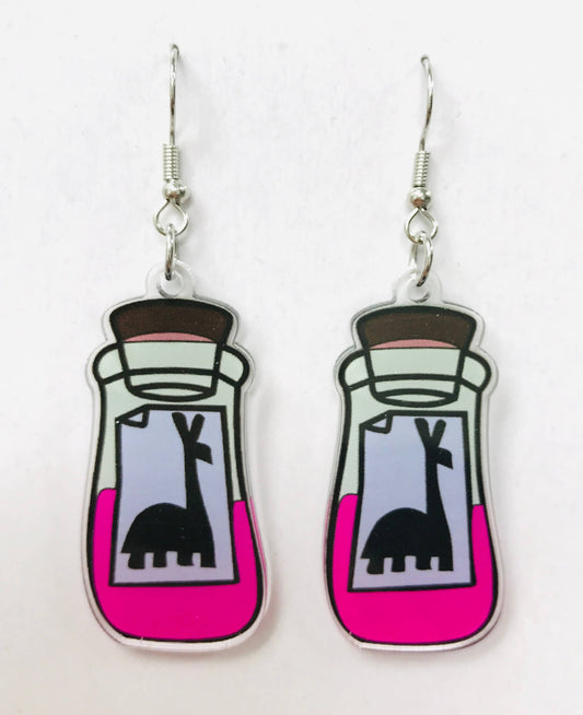 Acrylic Poison Earrings