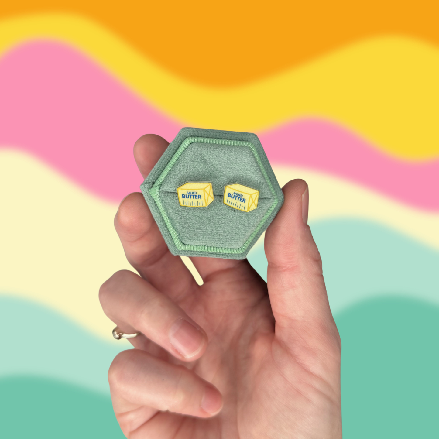 Butter Earrings // Quirky Earrings