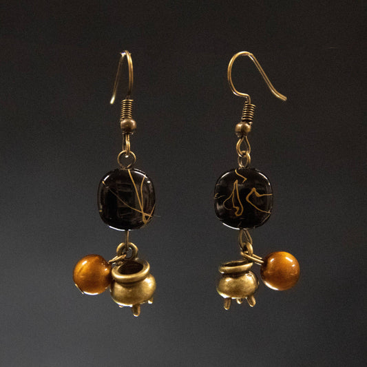 Witches Cauldron Earrings