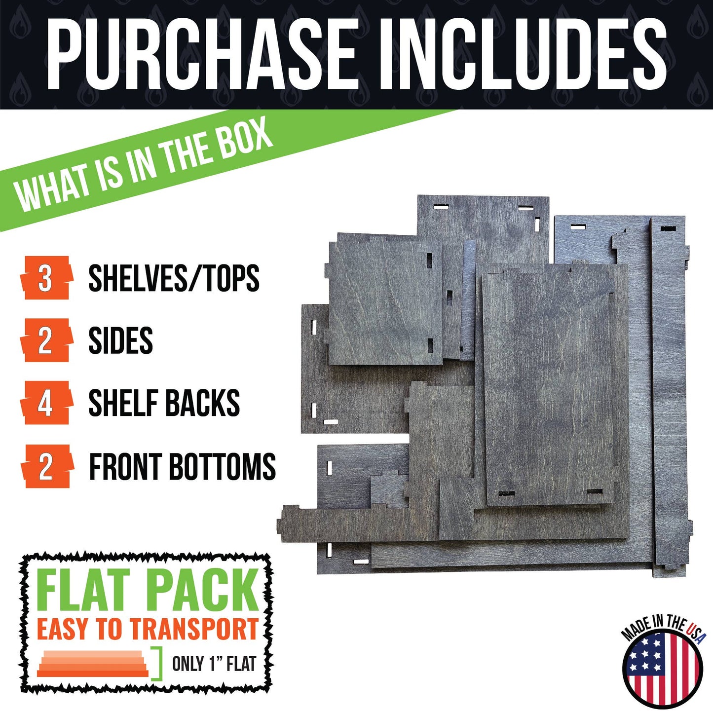 3-Tier Corner Wooden Portable Display Stand: Ebony