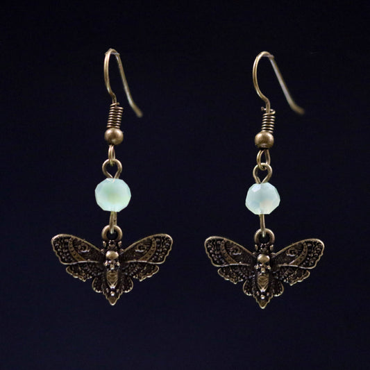 Death Moth Earrings