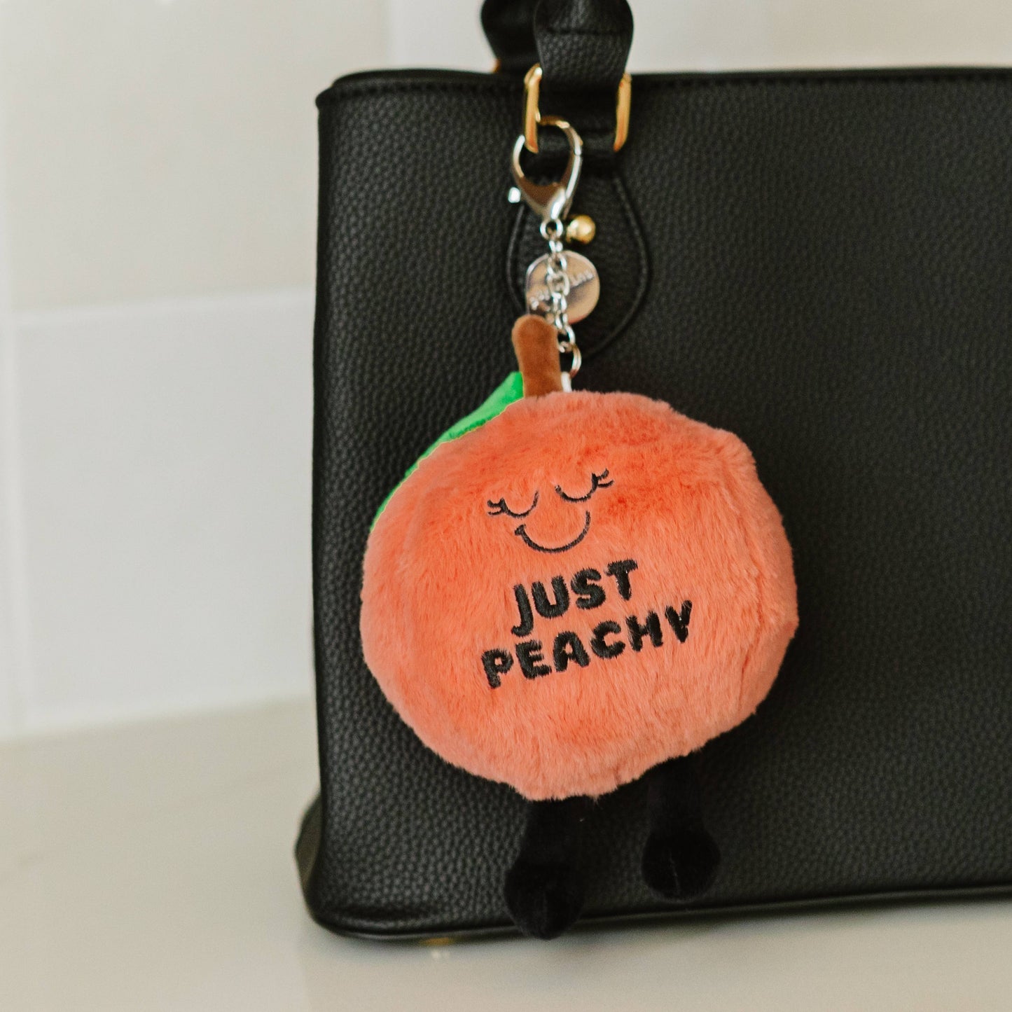 Punchkins Plush Bag Charm Cute Just Peachy