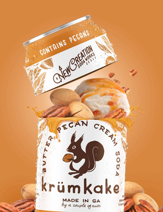 Krumkake Butter Pecan Cream Soda (Case of 24)