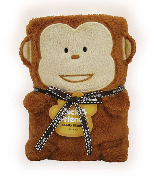 Monkey Cuddly Blanket