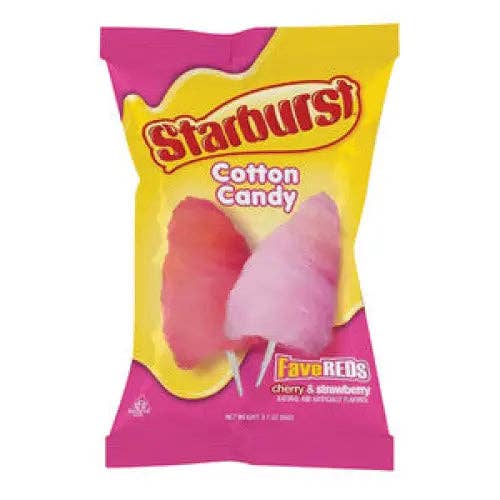 COTTON CANDY STARBURST   12x3.1 OZ PEG BAG: Default Title