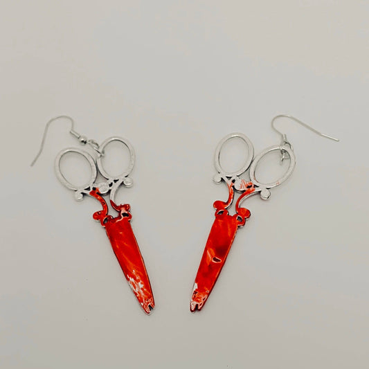 Terror Halloween Dress Up Blood Earrings