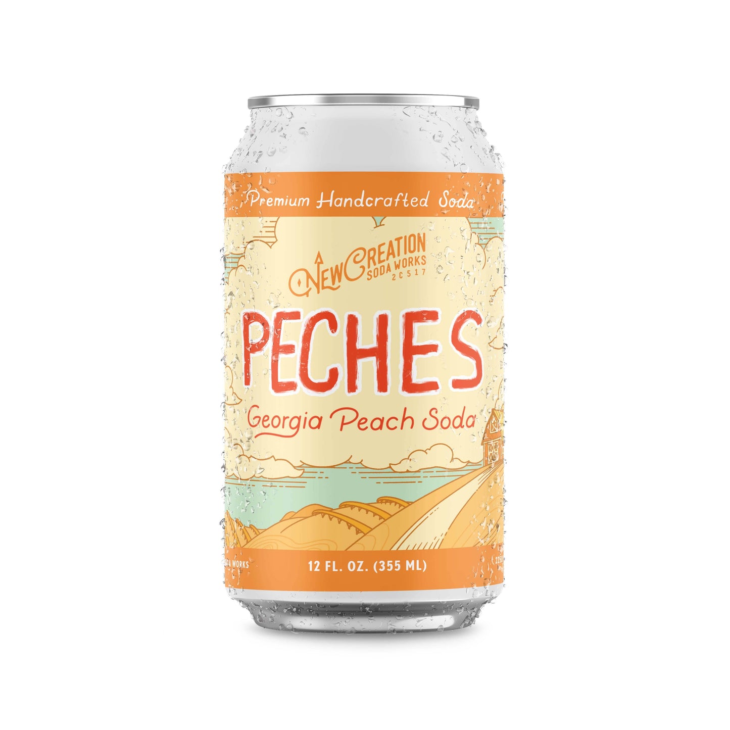 Peches Georgia Peach Soda (24 case)